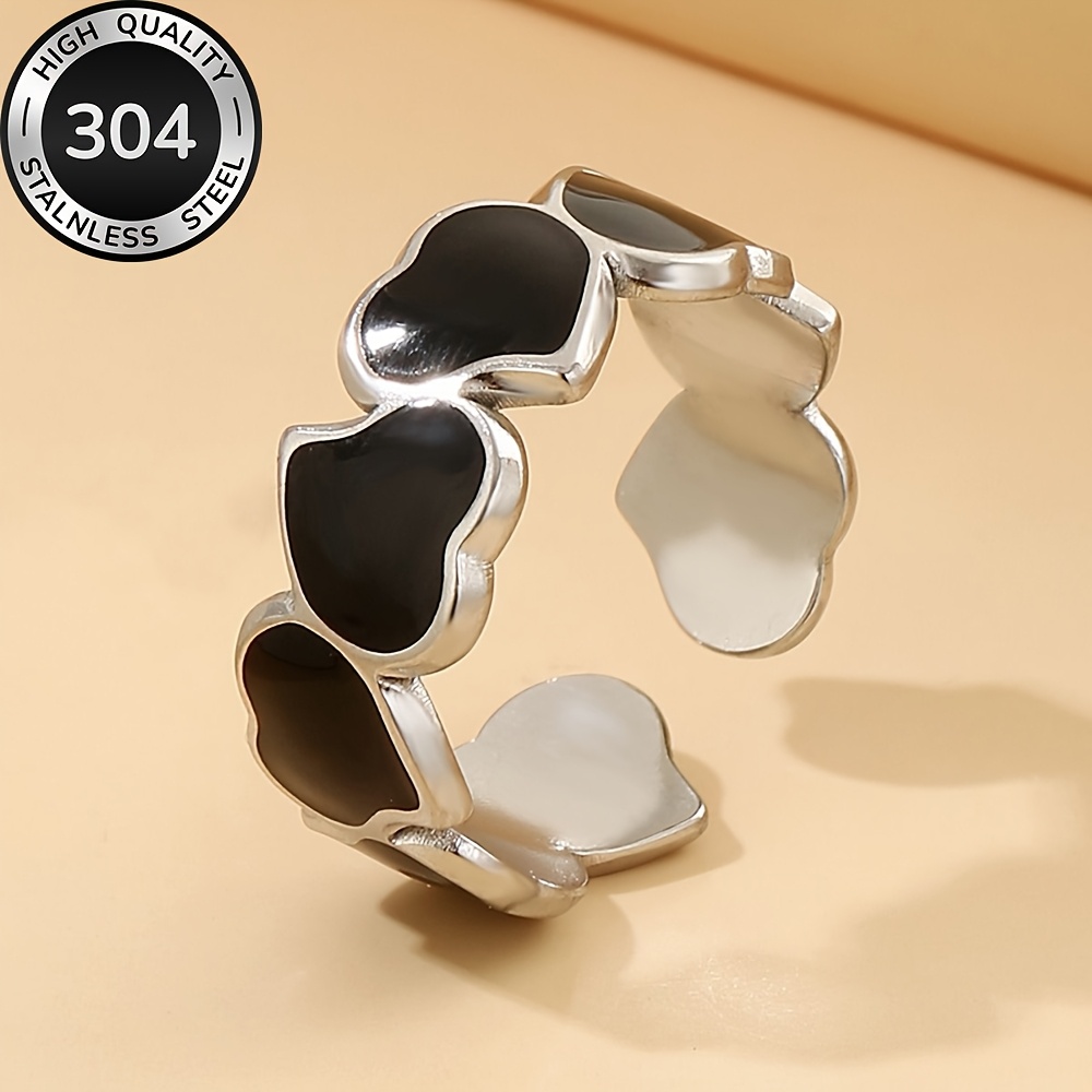 Women's High-Quality Hypoallergenic Golden Open Ring, Elegant